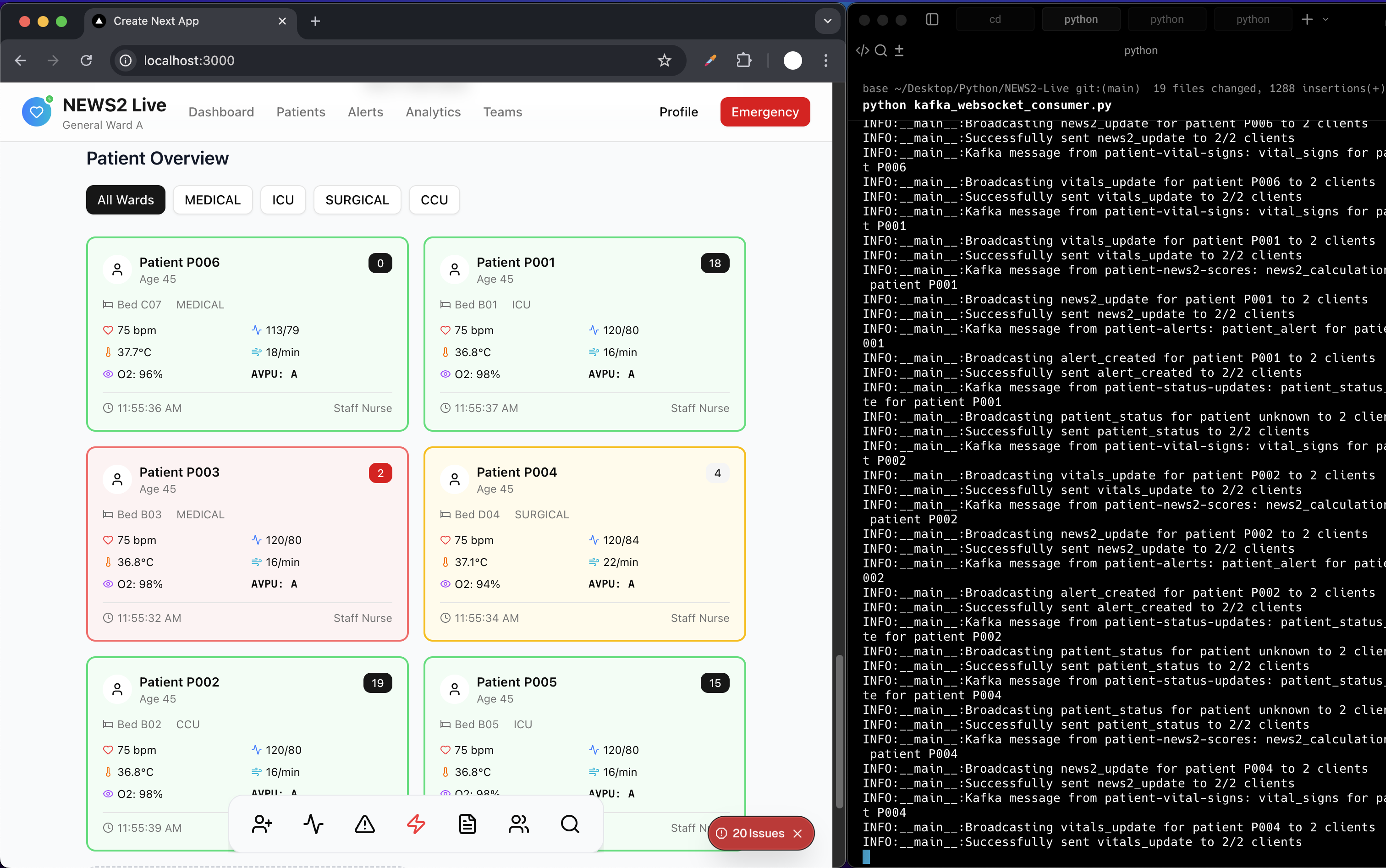 NEWS2-Live screenshot